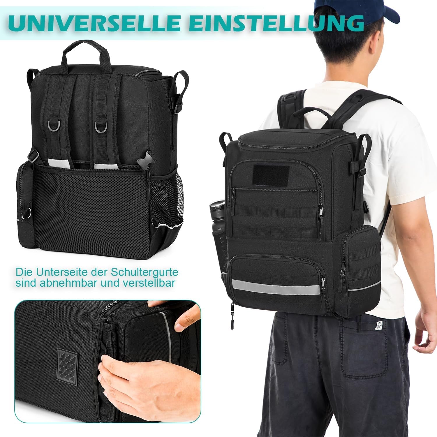 Taschen Für Rollstuhl Nylon Rollstühle Rucksack Für Rollator Zubehör Aufbewahrungstasche Mit Krücken Taschen & Isolationstasche