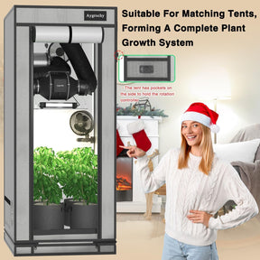 150Mm Abluftset, Drehstrom Ec Motor Rohrventilator Komplettset, Lüftungsset Mit Drehzahlregler, Abluftschlauch, Belüftungssystem Für Growzelt, Growbox, Gewächshaus, Hydroponik