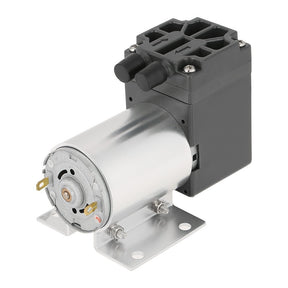 Mini Vakuumpumpe 12V - 5L/Min DC Unterdruckpumpe Mit Halter, Geräuscharme Vakuum Pumpe, Ideal Für Medizinische Anwendungen Und Gasanalysen