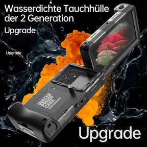 Unterwasser-Tauchgehäuse Für Iphone, Samsung Galaxy, Huawei Xiaomi Redmi Smartphones, Professioneller Schutz [15M/50Ft], Wasserdichte Hülle Für Schnorcheln, Surfen, Fotos & Videos (Schwarz)