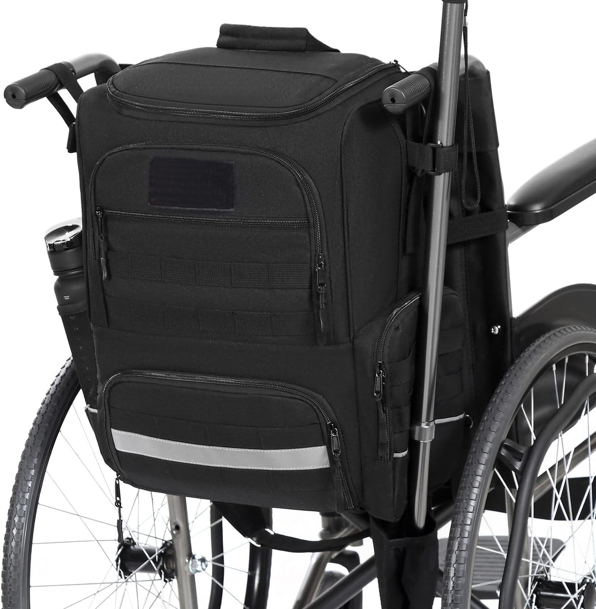 Taschen Für Rollstuhl Nylon Rollstühle Rucksack Für Rollator Zubehör Aufbewahrungstasche Mit Krücken Taschen & Isolationstasche