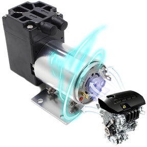 Mini Vakuumpumpe 12V - 5L/Min DC Unterdruckpumpe Mit Halter, Geräuscharme Vakuum Pumpe, Ideal Für Medizinische Anwendungen Und Gasanalysen