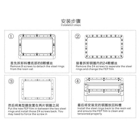 Photon Mono Se/Photon/Photon S Fep Film 5 Pcs