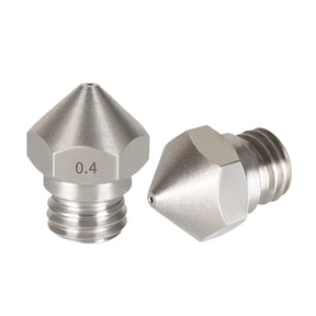 Mk10 Edelstahl Nozzle 0,4mm- M7 3D-Drucker Düse Hotends Extruder Dremel etc.