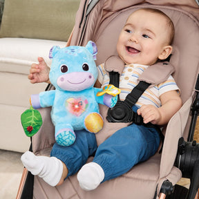 Vtech Baby Flauschiges Flusspferd – Sensorisches Kuschelspielzeug Zur Förderung Der Wahrnehmung – Für Babys Von 3-36 Monaten