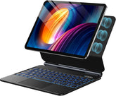 Vobafe Tastatur Hülle Für Ipad Air 11 Zoll M3 2025 M2 2024/Air 5. 4. Generation, Magic Keyboard Ipad Pro 11 M4 2024 5/4/3/2/1, 7-Beleuchtete Magnetische Freischwebende, Multi-Touch Trackpad, Schwarz