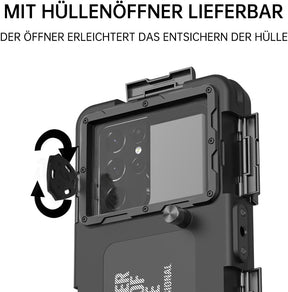 Unterwasser-Tauchgehäuse Für Iphone, Samsung Galaxy, Huawei Xiaomi Redmi Smartphones, Professioneller Schutz [15M/50Ft], Wasserdichte Hülle Für Schnorcheln, Surfen, Fotos & Videos (Schwarz)