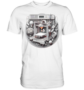 Premium T-Shirts mit dem Design „3D Print“ – Ein Must-Have für 3D-Druck-Enthusiasten - Premium Shirt